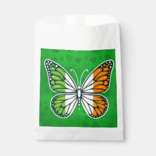 Bolsa De Papel Día de San Patricio mariposa irlandesa