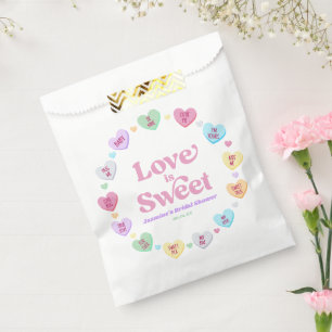 Bolsa De Papel Día de San Valentín Caramelo Dulce Amor Despedida