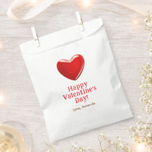 Bolsa De Papel Día Feliz de San Valentín corazón caramelo dulce r