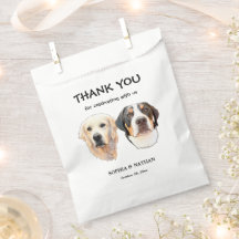 Dibujo a mano Mascota par Personalizado Gracias