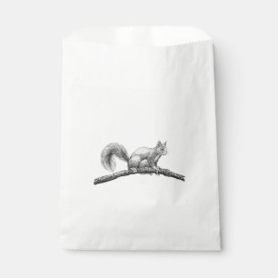 Bolsa De Papel Dibujo de ardillas