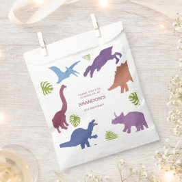 Bolsa De Papel Dinosaur Cute Dino Kid Fiesta de Cumpleaños Favor