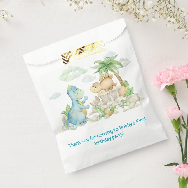 Bolsa De Papel Dinosaurio (Sellado)