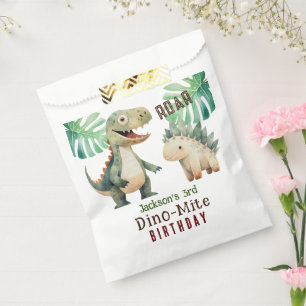 Bolsa De Papel Dinosaurio 3.ª acuarela
