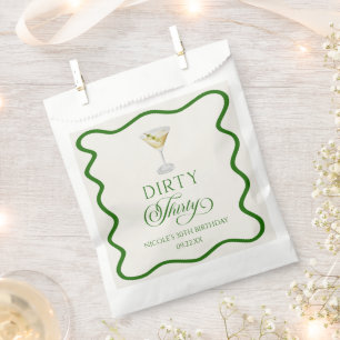 Bolsa De Papel Dirty Thirty Dirty Martini Birthday Party