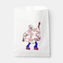 Bolsa De Papel disco halloween fantasma florido africano