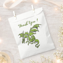 Bolsa De Papel Diseño de dragón volador