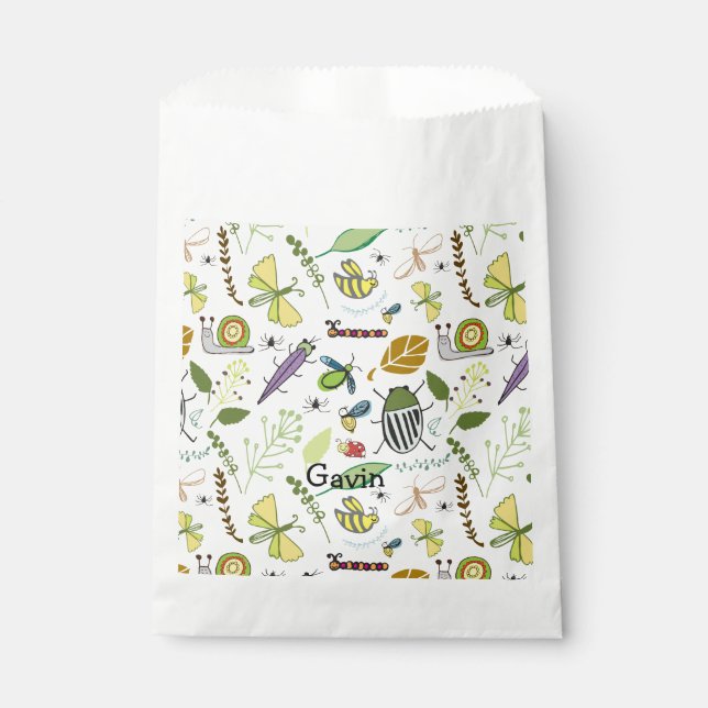 Bolsa De Papel Diseño de fallos en la fiesta de cumpleaños person (Anverso)