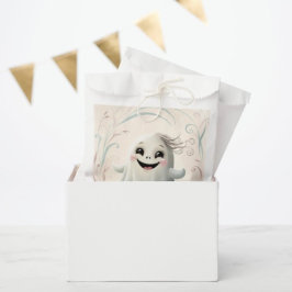 Bolsa De Papel Diseño de Halloween de amigo fantasmal adorable