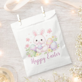 Bolsa De Papel Diseño de primavera de Pascua feliz - Conejito de 