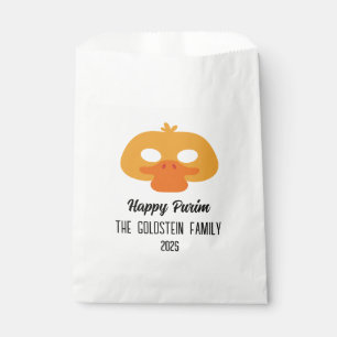 Bolsa De Papel Disfraz de máscaras de pato purim