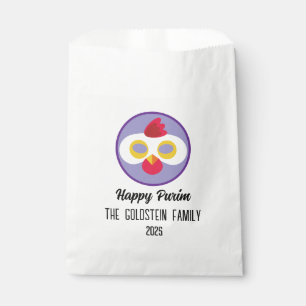 Bolsa De Papel Disfraz de máscaras de pollo purim