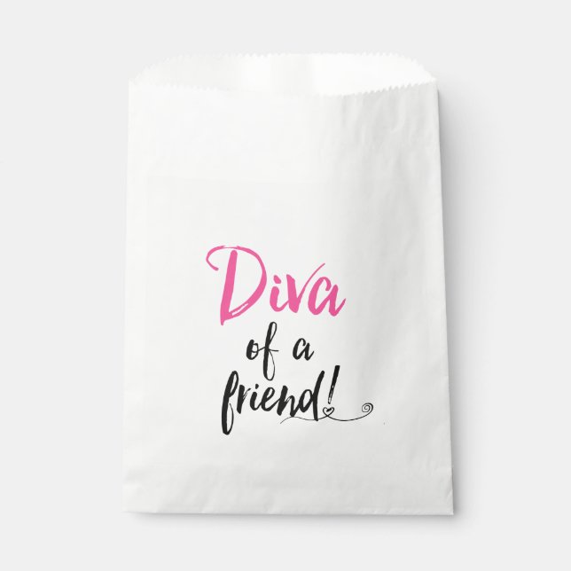 Bolsa De Papel DIVA de un amigo (Anverso)