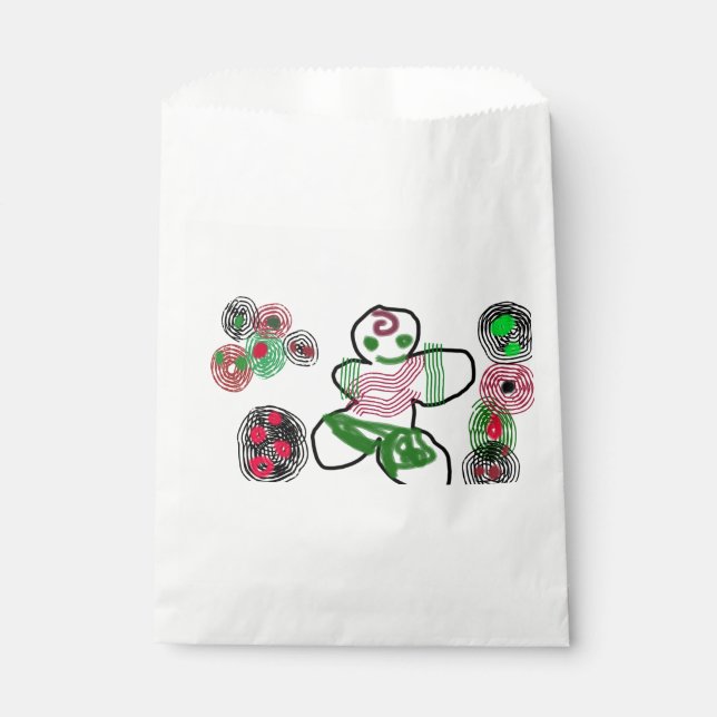 Bolsa De Papel Diversión del hombre del jengibre (Anverso)