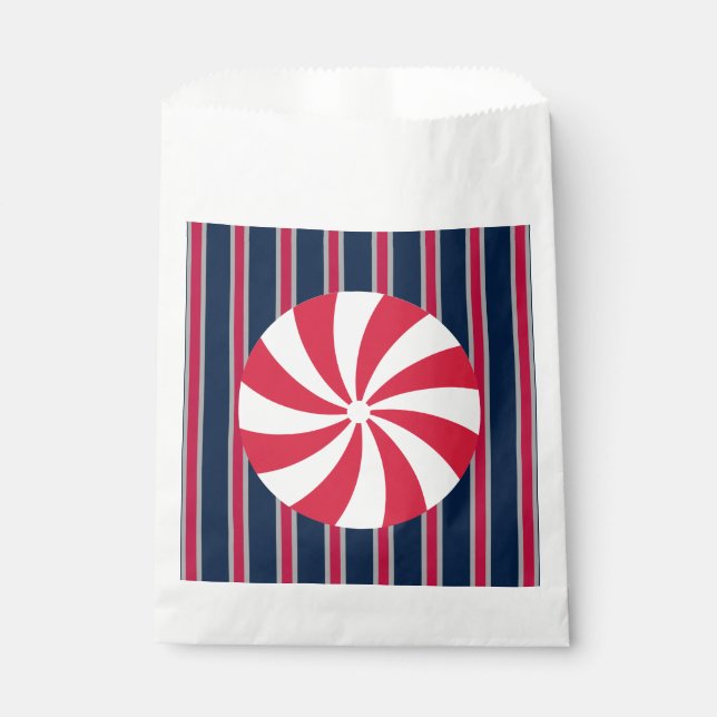 Bolsa De Papel Diversión y fantasía Peppermint Candy (Anverso)