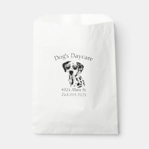 Bolsa De Papel Divertido negocio de perros de Dalmacia