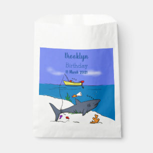 Bolsa De Papel Divertido tiburón durmiente y personalizado de pes