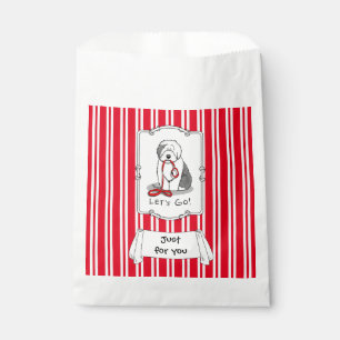 Bolsa De Papel ¡Divertido Vamos! Walk Old English Sheepdog (Gris