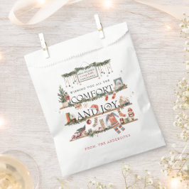 Bolsa De Papel Diviértete & Alegría | Feliz Pequeña Navidad