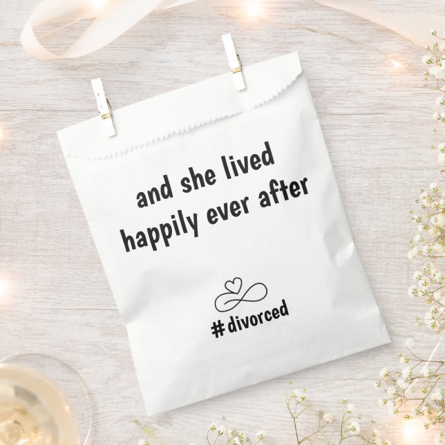 Bolsa De Papel Divorce Party Gifts for Her Customize Care Package (Cortado)