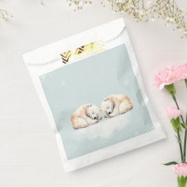 Bolsa De Papel Doble pulsera de dos osos polares