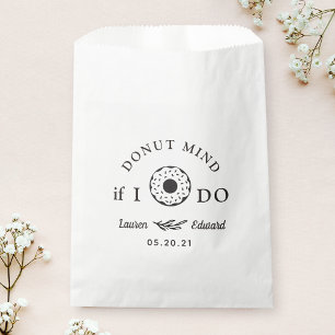 Bolsa De Papel Dona No Me Importa Si Lo Hago Boda Dona Desayuno p