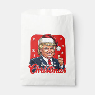 Bolsa De Papel Donald Trump Navidades Santa Claus Art