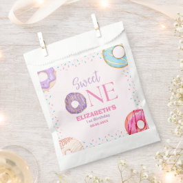 Bolsa De Papel Donut Sweet One Birthday Party Donut Birthday