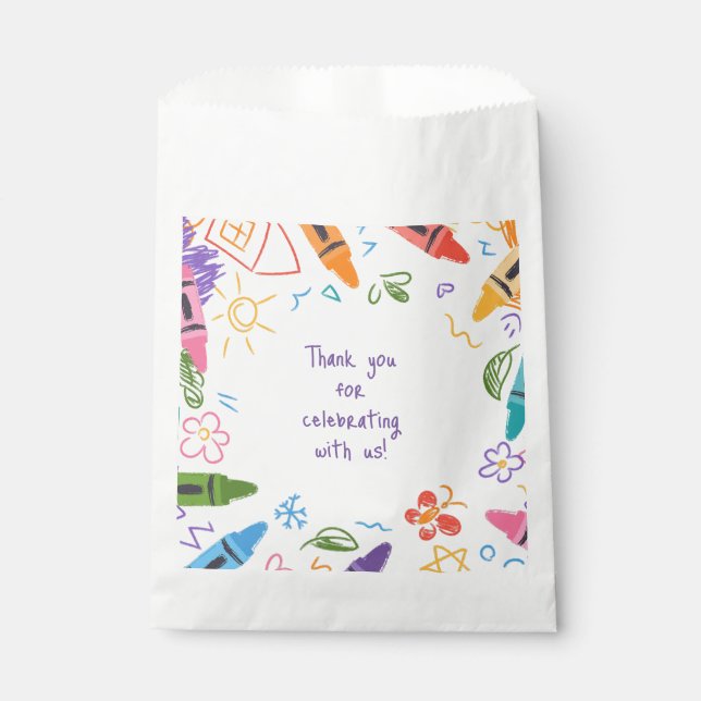 Bolsa De Papel Doodle Kindergarten Graduación (Anverso)