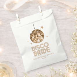 Bolsa De Papel Dorada Disco Ball Disco Bridal Bridal Shower