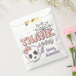 Bolsa De Papel Dos Alegres Felices Halloween Rosa Gracias