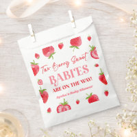 Dos Berry Sweet Babies Strawberry Twin Baby Shower
