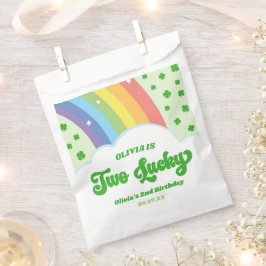 Bolsa De Papel Dos Fiestas de segundo cumpleaños con encanto arco