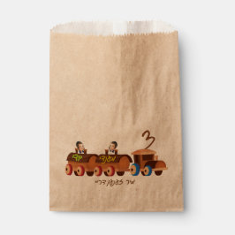 Bolsa De Papel Dos niños de tres años de edad entrenan a Upsherin