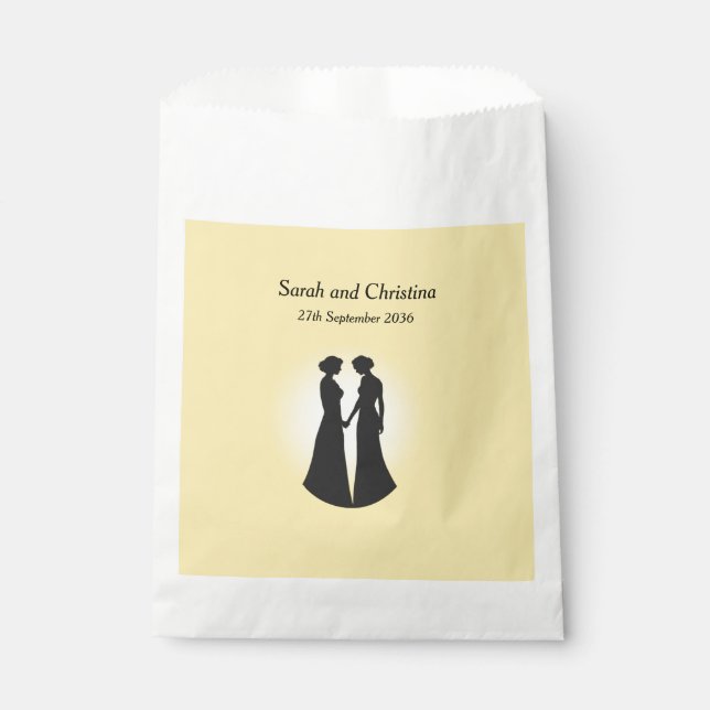 Bolsa De Papel Dos novias (Anverso)