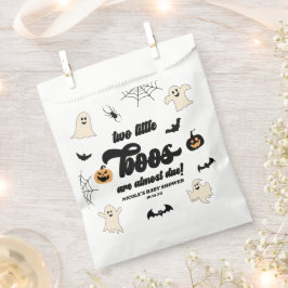 Bolsa De Papel Dos pequeños gemelos Halloween Baby Shower