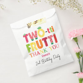 Bolsa De Papel Dos tti Frutti Cutie Fruit 2º cumpleaños Gracias