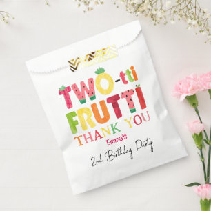 Bolsa De Papel Dos tti Frutti Cutie Fruit 2º cumpleaños Gracias