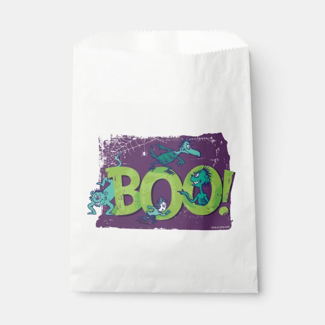 Bolsa De Papel Dr. Seuss | ¡BOO! Gráfico de Halloween (Anverso)
