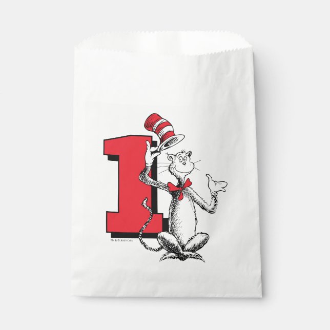 Bolsa De Papel Dr. Seuss - Caracteres | Cumpleaños de los niños (Anverso)
