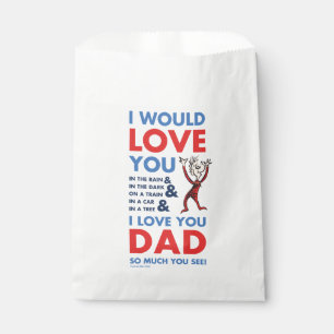 Bolsa De Papel Dr. Seuss   Te Amo Tanto Papá Que Ves