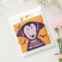Bolsa De Papel Drácula de vampiro golpea a los niños cuelgan feli