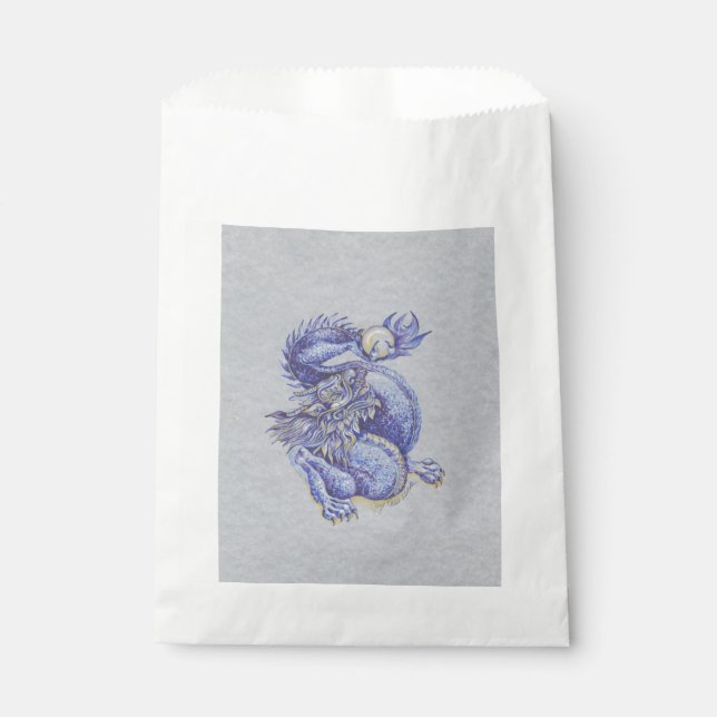 Bolsa De Papel Dragón azul (Anverso)