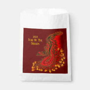 Bolsa De Papel Dragón De China, 2024 Año Del Dragón