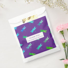 Bolsa De Papel Dragonfly Purple Bright Boy Cumpleaños