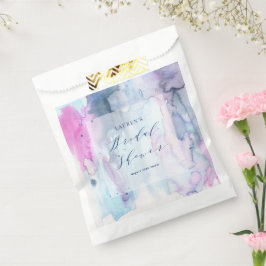 Bolsa De Papel Dreamy Spring Watercolor Bridal Shower Favor Bag