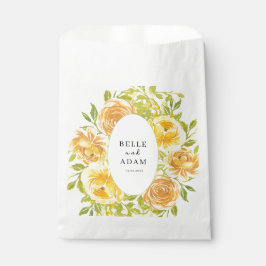 Bolsa De Papel Dreamy Yellow Rose Boda