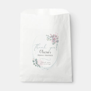 Bolsa De Papel Ducha Británica Eucalipto Rosa Y Verde