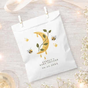 Bolsa De Papel Ducha de Bebé Abeja Lunar Celestial