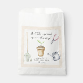 Bolsa De Papel Ducha de bebé con brote pequeño